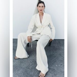 Vince Cream Sandals with Gold Detail